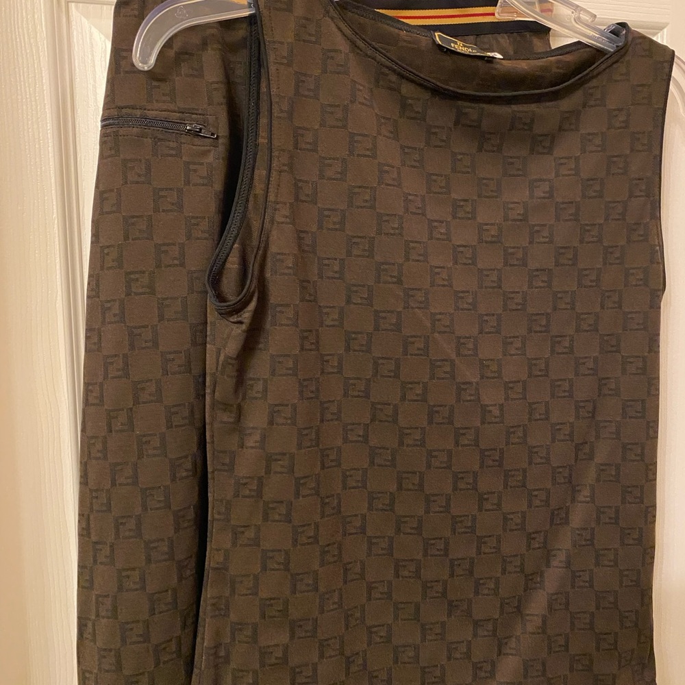 Fendi Zucca Logo Top and Skirt